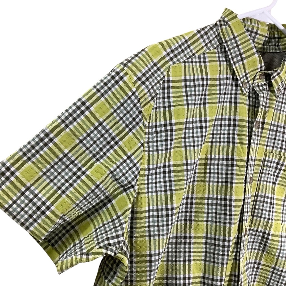 Eddie Bauer Men’s Plaid Button Down Classic Fit Shirt Short Sleeve - Picture 4 of 8